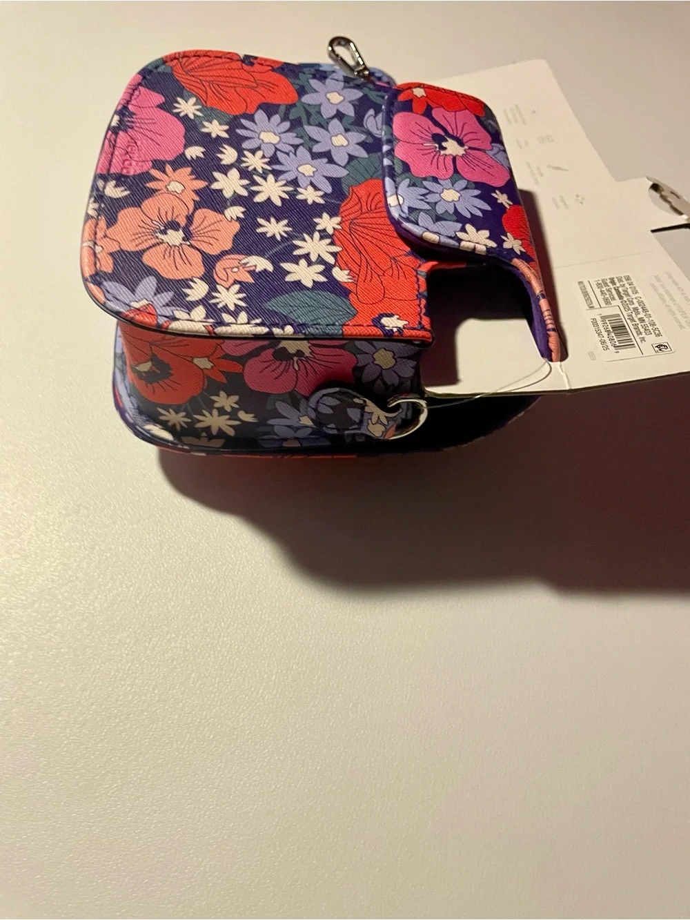 NWT Heyday Floral Camera Case Bag & Film Pouch For Fujifilm Instax Mini 12 Blue